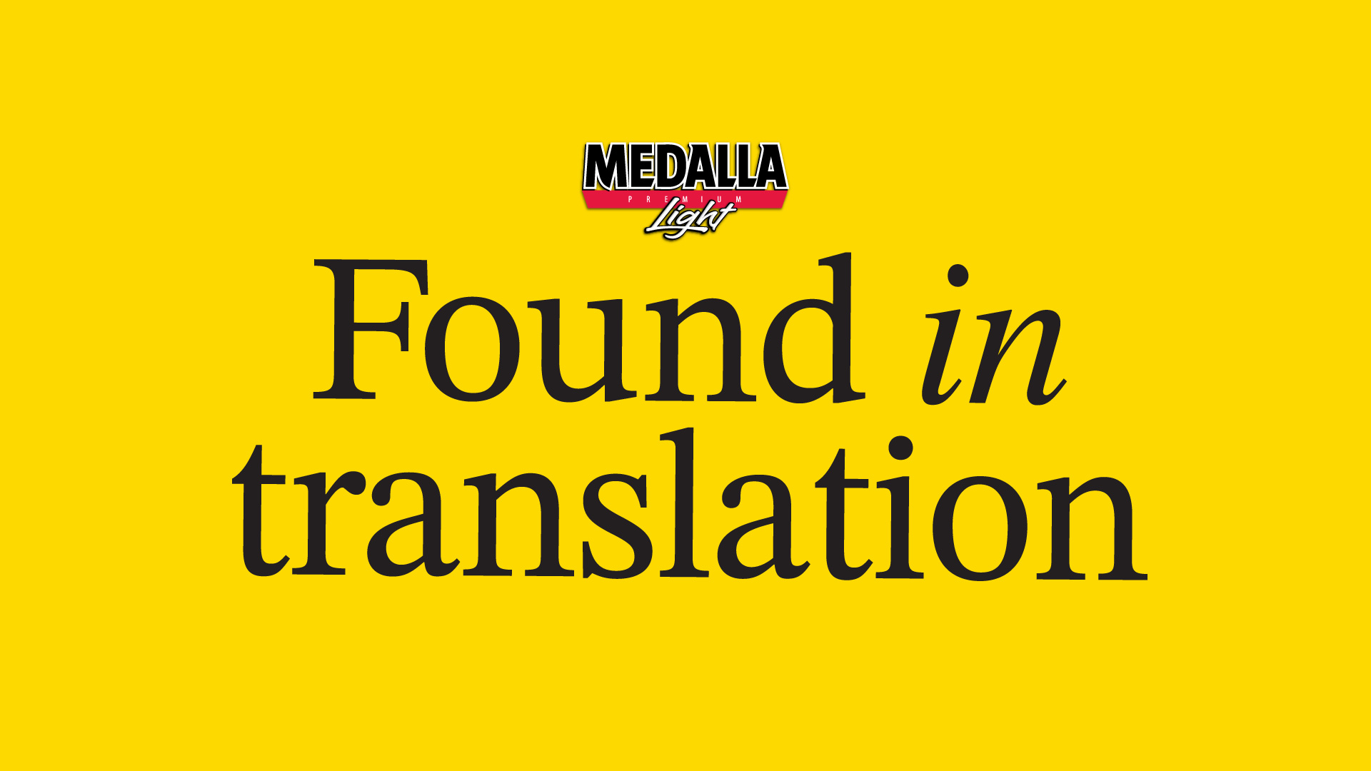 Found in Translation